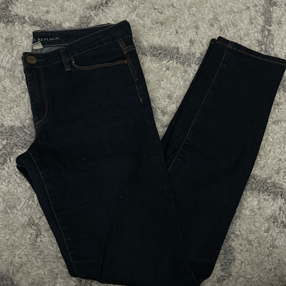 Banana Republic dark denim skinny jean